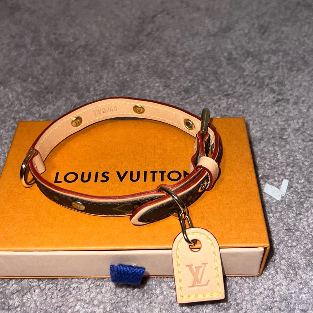 LOUIS VUITTON DOG COLLAR PM